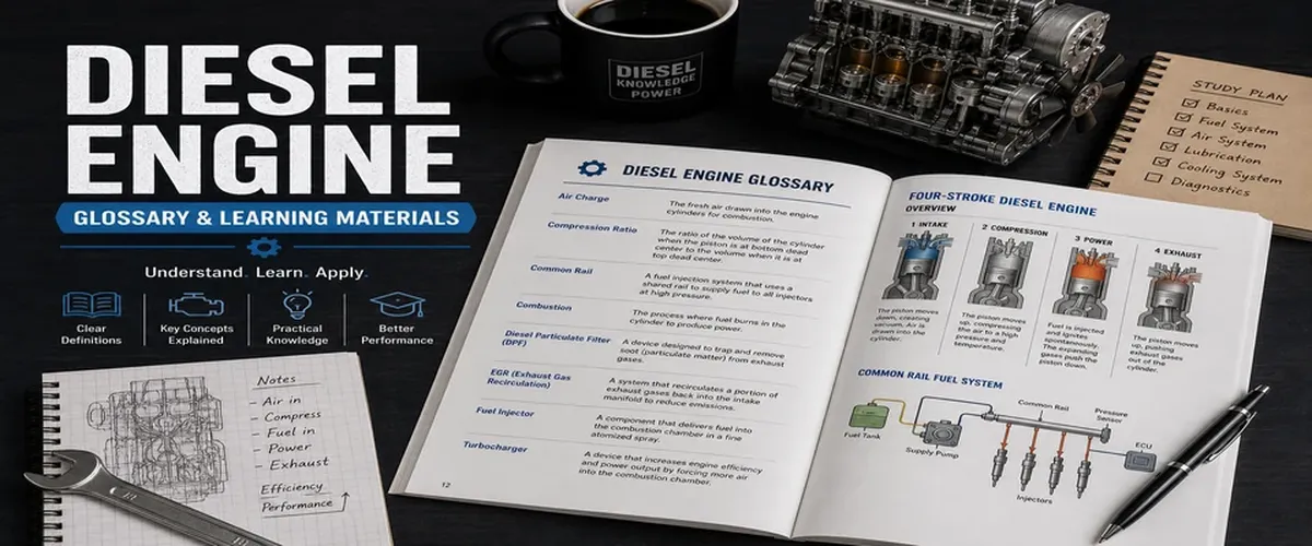 Illustration zum Artikel Begriffe im Dieselmotor-Lernrahmen